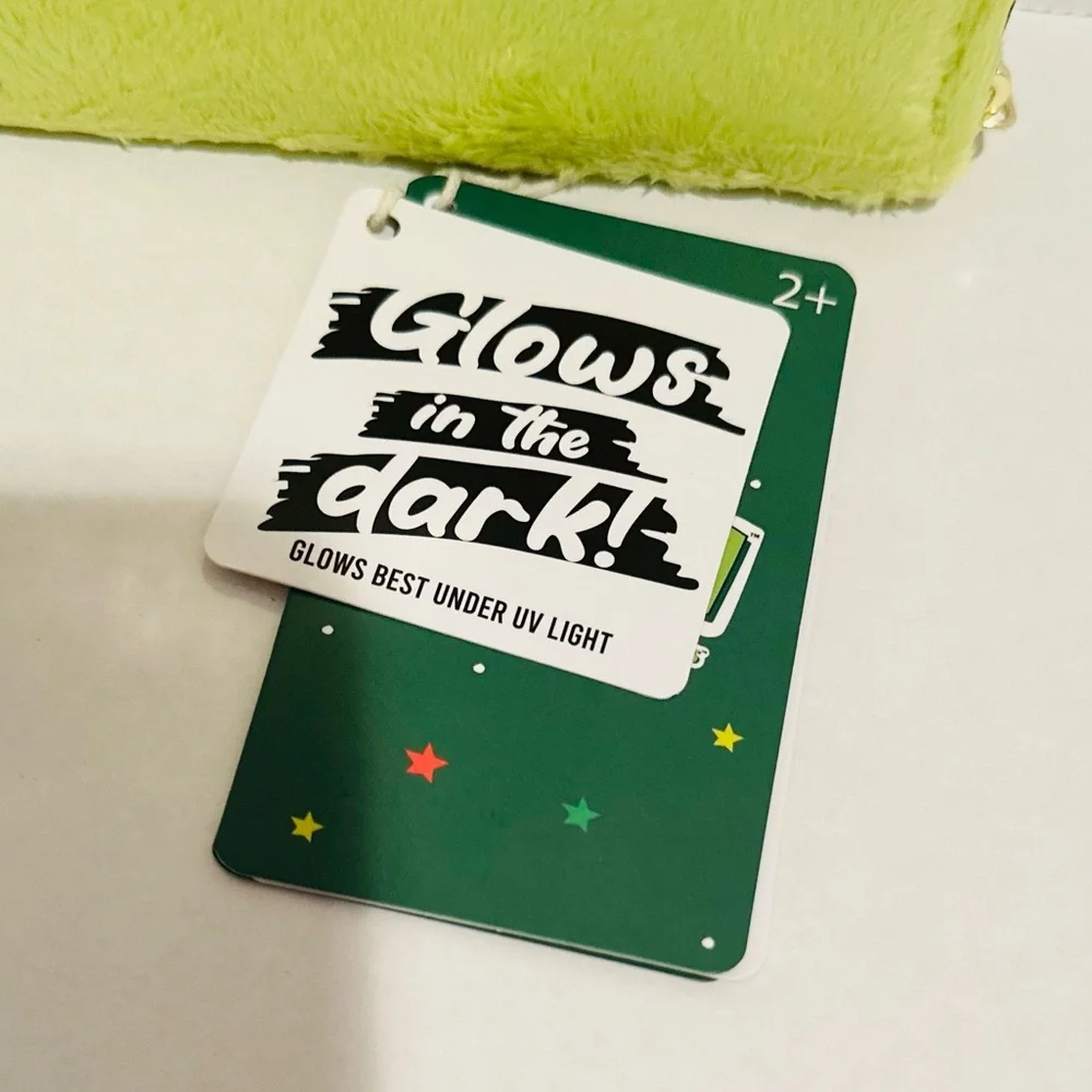 Loungefly Dr Seuss Grinch Plush Cosplay Glow Zip Around Wallet